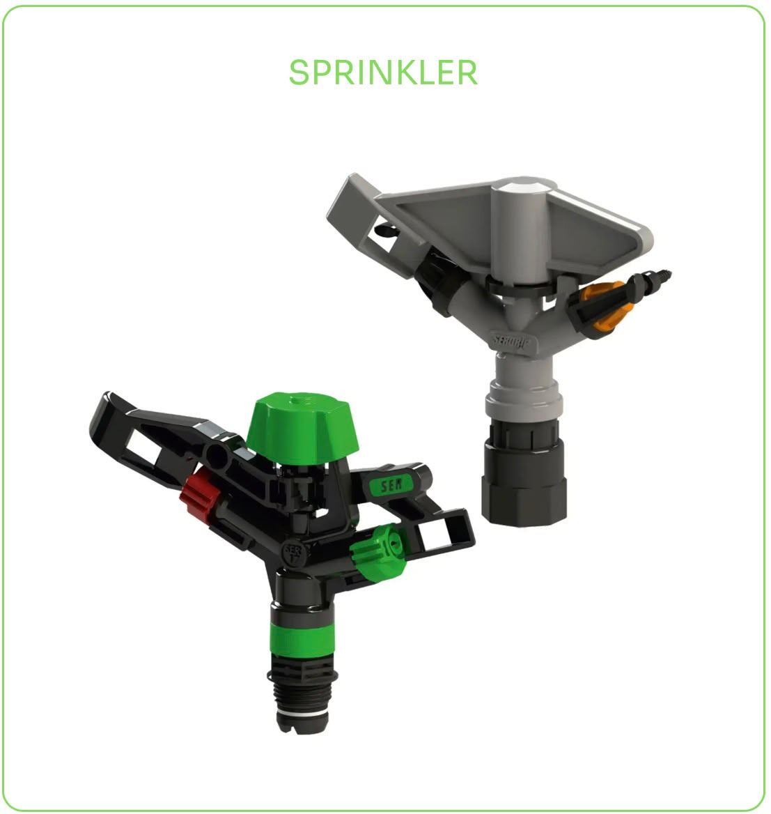 SER Field Sprinkler Pair · تجهيز ري ميداني